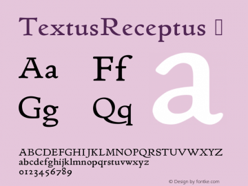 ☞Textus Receptus Version 001.000 ;com.myfonts.easy.lascaris.textus-receptus.regular.wfkit2.version.5PJh图片样张