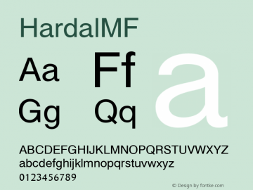 ☞HardalMF Version 1.000;com.myfonts.easy.masterfont.hardal-mf-inactive.regular.wfkit2.version.4wxF图片样张