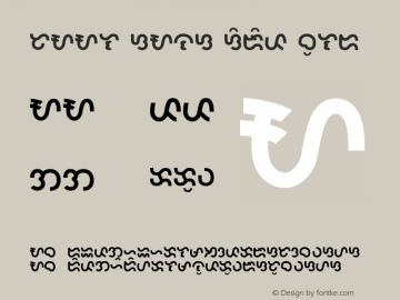 Taal Sans Serif Bold Version 1.000 initial release Font Sample