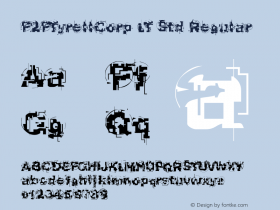 F2FTyrellCorp LT Std Regular Version 2.100;PS 002.001;hotconv 1.0.38 Font Sample