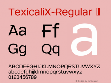 ☞Texicali X Regular Version 1.000;com.myfonts.easy.fontmesa.texicali.x-regular.wfkit2.version.4QnB图片样张