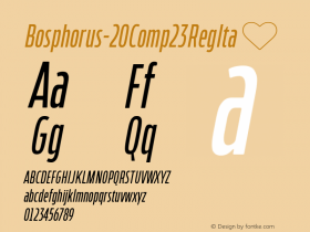 ☞Bosphorus-20Comp23RegIta Version 2.000;com.myfonts.easy.buyukselcom.bosphorus.23-regular-italic.wfkit2.version.5Nyt图片样张