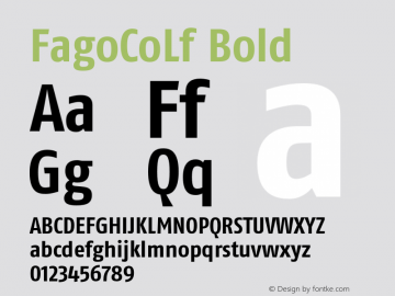 FagoCoLf Bold 001.000图片样张