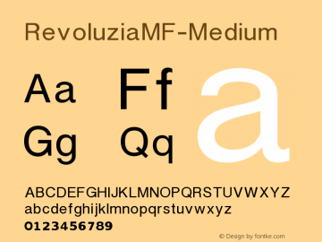 ☞RevoluziaMF Medium 3.0; ttfautohint (v1.5);com.myfonts.easy.masterfont.revoluzia-mf.medium.wfkit2.version.5sB4图片样张