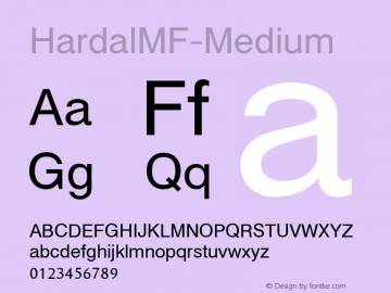 ☞HardalMF Medium 2.0;com.myfonts.easy.masterfont.mf-hardal.medium.wfkit2.version.5tD9图片样张