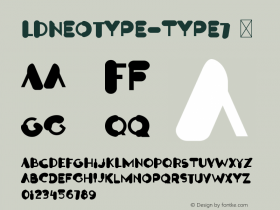 ☞LDNeotype-Type7 Version 1.000; ttfautohint (v1.5);com.myfonts.easy.luxfont.neotype.type-7.wfkit2.version.5Nad图片样张