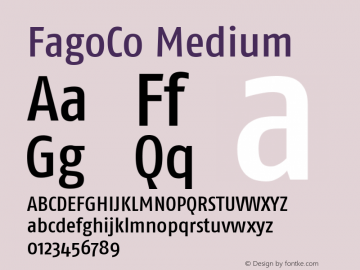 FagoCo Medium Version 001.000图片样张