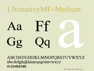 ☞UltimativyMF-Medium Version 2.000; ttfautohint (v1.5);com.myfonts.easy.masterfont.ultimativy-mf.medium.wfkit2.version.3u8b图片样张