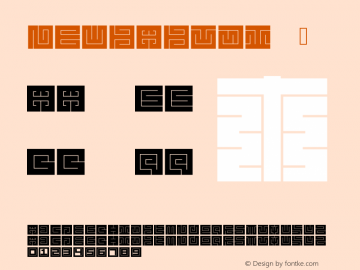 ☞New Kakuji Version 001.02 ;com.myfonts.easy.edomoji-type.new-kakuji.regular.wfkit2.version.5Quw图片样张