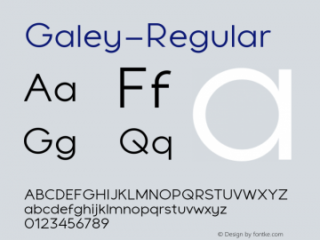 ☞Galey Regular Version 1.000;com.myfonts.easy.prestigetype-studio.galey.regular.wfkit2.version.5Nsz图片样张