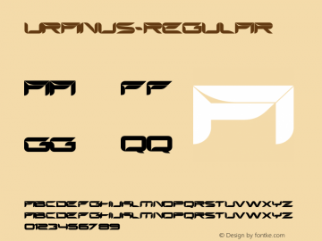 ☞Uranus Regular Version 1.333; ttfautohint (v1.5);com.myfonts.easy.supremat.uranus.regular.wfkit2.version.5NYJ图片样张