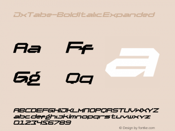 ☞Jx Tabe Bold Italic Expanded Version 1.000; ttfautohint (v1.5);com.myfonts.easy.jetsmax-studio.jx-tabe.bold-italic-expanded.wfkit2.version.5QkB图片样张
