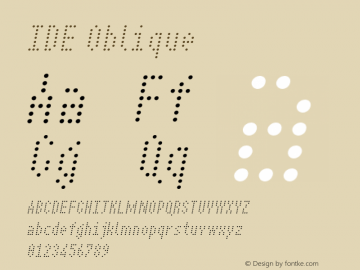 IDE Oblique 001.000图片样张