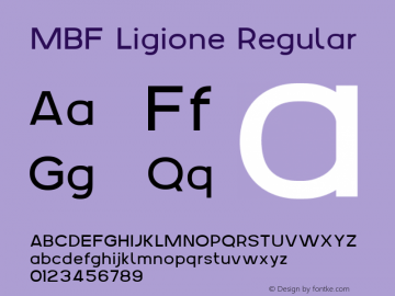 MBF Ligione Regular Version 1.001图片样张