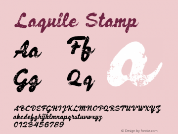 Laquile-Stamp 1.000图片样张