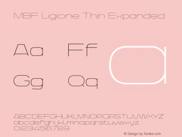 MBFLigione-ThinExpanded Version 1.001图片样张