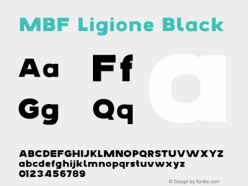 MBFLigione-Black Version 1.001图片样张