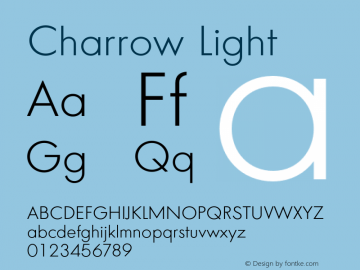 Charrow Light Version 1.800;FEAKit 1.0图片样张