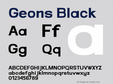 Geons-Black Version 1.000图片样张
