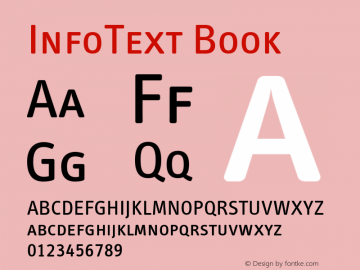 InfoText Book 001.000 Font Sample