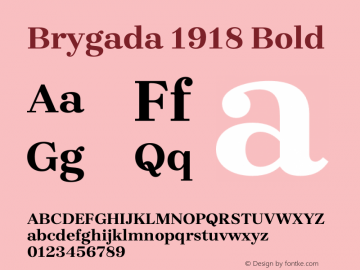 Brygada 1918 Bold Version 3.006图片样张