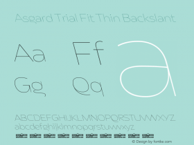 Asgard Trial Fit Thin Backslant Version 2.003图片样张