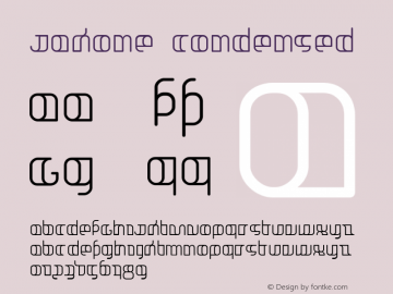 Jakone Condensed Version 001.000图片样张