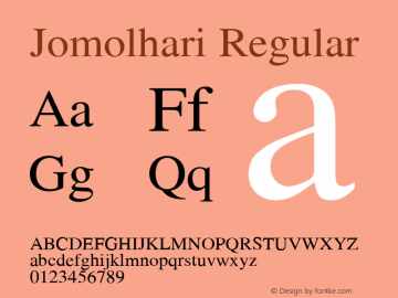 Jomolhari Regular Version 1.000图片样张