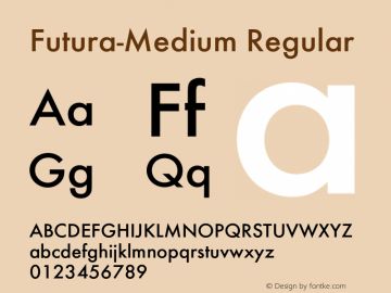 Futura-Medium 001.001图片样张