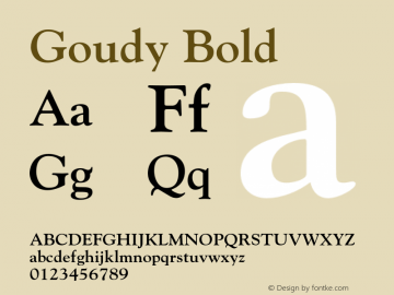Goudy-Bold 001.002图片样张