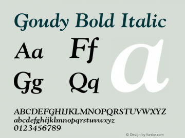 Goudy-BoldItalic 001.002图片样张