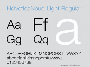HelveticaNeue-Light Altsys Metamorphosis:3.03.04图片样张