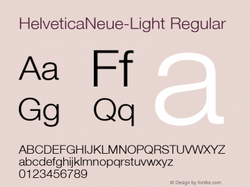 HelveticaNeue-Light Altsys Metamorphosis:25.10.1995图片样张
