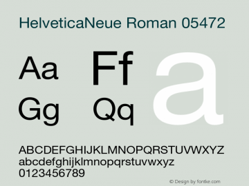 HelveticaNeue-Roman 001.100图片样张