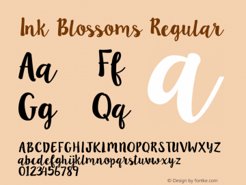 Ink Blossoms Version 1.000图片样张