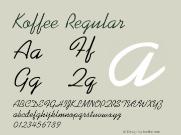 Koffee Regular Altsys Metamorphosis:12/19/95图片样张