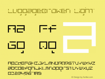 LuggageBroken Light Version 001.000图片样张