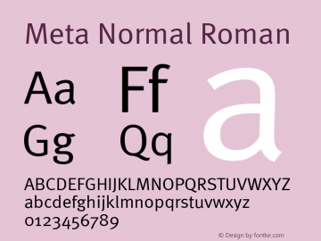 Meta-Normal Roman Version 4.301图片样张