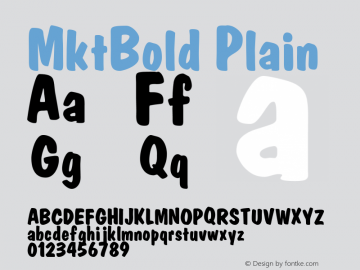 MktBold Plain: 图片样张