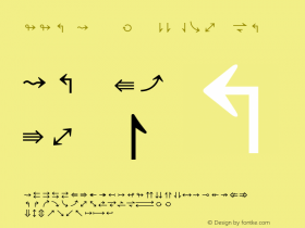 MMaArrowSS-Regular Version 3.001;PS 001.000;hotconv 1.0.38;makeotf.lib1.6.5960图片样张