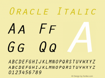 Oracle Italic Altsys Metamorphosis:12/20/95图片样张