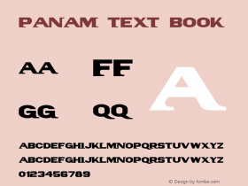 PanAm Text Version 1图片样张