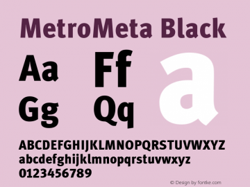 MetroMeta Black Version 001.000图片样张