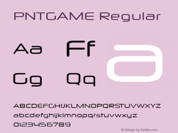 PNTGAME Version 1.100 2003图片样张