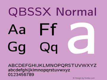 QBSSX Normal 1.05图片样张