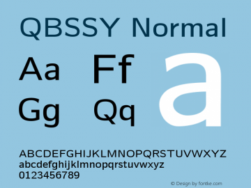 QBSSY Normal 1.05图片样张