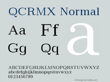 QCRMX Normal 1.10图片样张