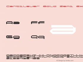 Cantilever-BoldSemiEx Version 1.000;hotconv 1.0.109;makeotfexe 2.5.65596图片样张