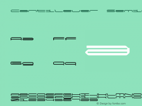 Cantilever-SemiBoldEx Version 1.000;hotconv 1.0.109;makeotfexe 2.5.65596图片样张