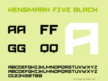 Kensmark Five Black Version 1.000图片样张